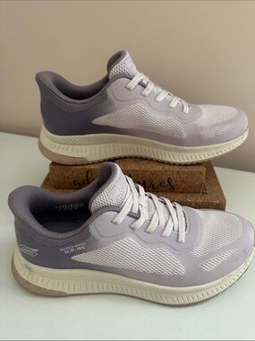 Skechers Women’s Lavender Slip-ins: BOBS Squad 4